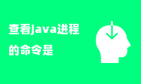 查看java进程的命令是