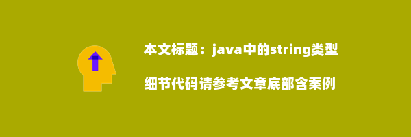 java中的string类型