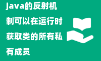 java的反射机制可以在运行时获取类的所有私有成员