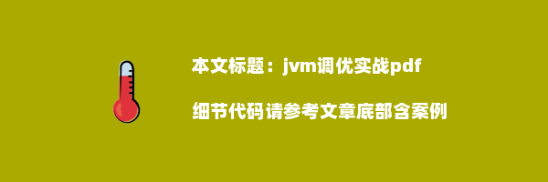 jvm调优实战pdf