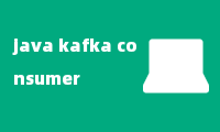 java kafka consumer