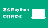 怎么在python中打开文件